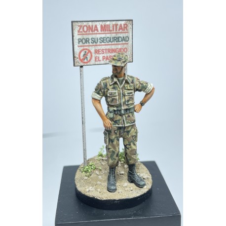 Soldado Ejército de Tierra años 2000, 1/35. Marca BMR MODELS. Ref: F35005.