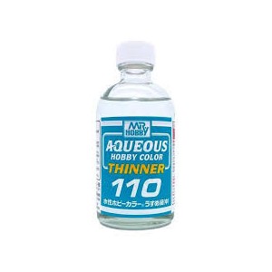 Mr Aqueous Hobby Colour Thinner. Bote 110 ml. Marca MR.Hobby. Ref: T110.