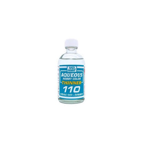 Mr Aqueous Hobby Colour Thinner. Bote 110 ml. Marca MR.Hobby. Ref: T110.