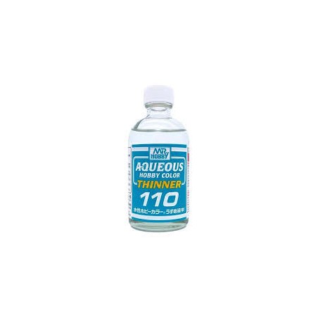 Mr Aqueous Hobby Colour Thinner. Bote 110 ml. Marca MR.Hobby. Ref: T110.
