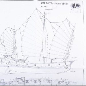 Carpeta planos Chinese Pirate Junk , Marca Amati. Ref: 1021. 2