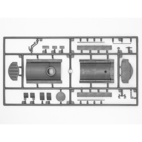 ATZ-5-43203, Fuel Bowser of the Armed Forces of Ukraine. Escala 1:72. Marca ICM. Ref: 72711.