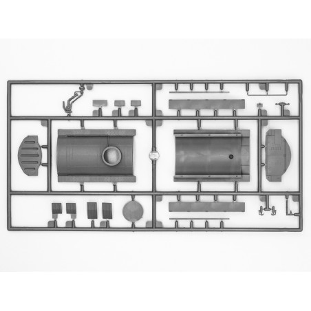 ATZ-5-43203, Fuel Bowser of the Armed Forces of Ukraine. Escala 1:72. Marca ICM. Ref: 72711.