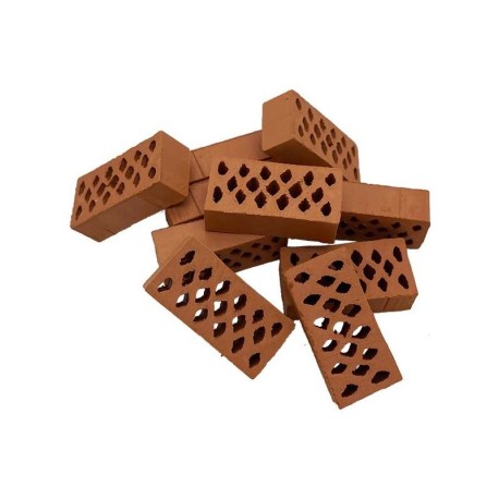 Ladrillo Gero 30x15x9 mm, 25uds, 1/10. Marca Eurokit. Ref: 440101.