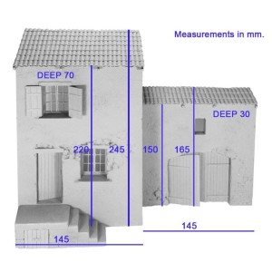 Base adoquinada. 29,5 x 15,5 cm. Escala 1:35. Marca Macone. Ref: MAC35151. 2