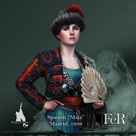 Spanish “Maja” Madrid, 1808, 1/12. Marca Fer Miniatures. Ref: MHB00041.