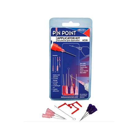Deluxe Pin Point Applicator Kit. Varios accesorios. Marca Deluxe. Ref: AC28.