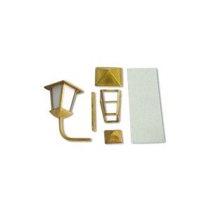 Farol octogonal. 1 unidad. Altura pie 31 mm. Marca Constructo. Ref: 80096.