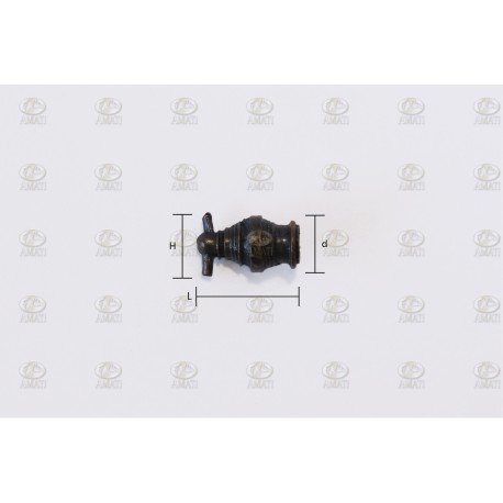 Tubo de Mortero  o Bombarda 14mm. 1ud. Marca Amati. Ref: 418001, 4180/01