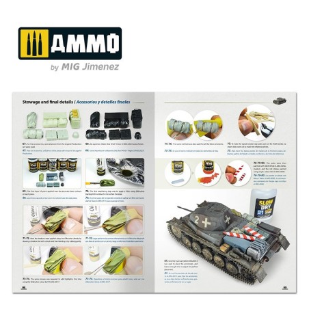 Cómo Pintar Tanques Alemanes de Prinicipios de la WWII (English, Castellano). Marca Ammo Mig. Ref: AMIG037, 6037.