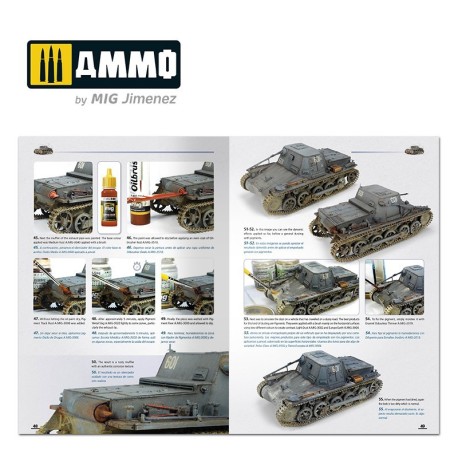 Cómo Pintar Tanques Alemanes de Prinicipios de la WWII (English, Castellano). Marca Ammo Mig. Ref: AMIG037, 6037.