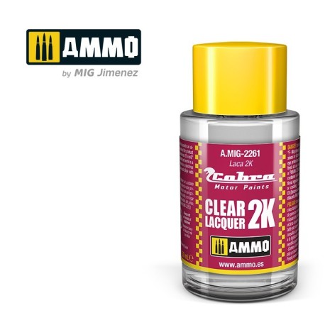 Cobra Motor Laca 2K. Bote 30 ml. Marca Ammo by Mig Jimenez. Ref: AMIG2261, 2261.