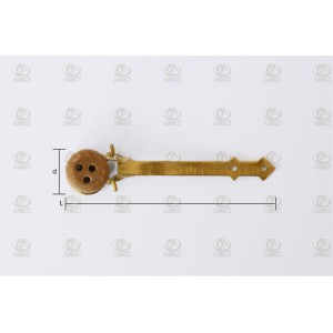 Cadetones latón con vigota 7 mm ( 10 unds. ). Marca Amati. Ref: 409007, 4090/07 2
