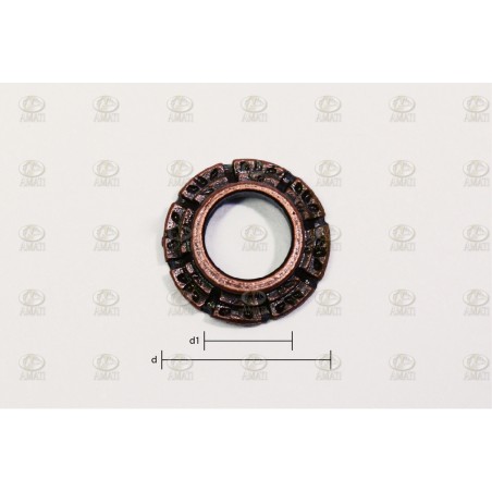 Pie de mastil 6 mm. 3 unidades. Marca Amati. Ref: 439506.