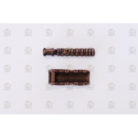 Cañón Español con Carro, 22mm. 1 ud. Marca Amati. Ref: 419022, 4190/22.