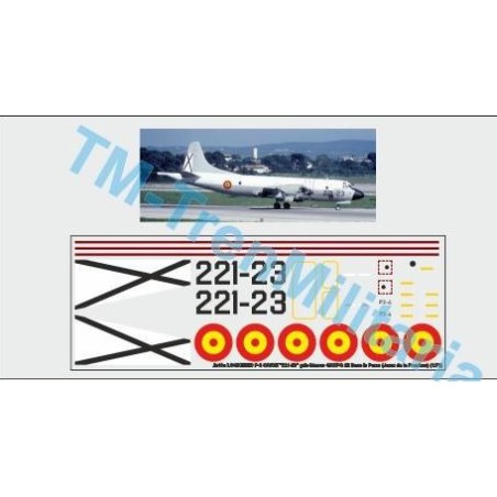 LOCKHEED P-3 ORION "221-23", GRUPO 22 Base la Parra (Jerez de la Frontera). Escala 1:48. Marca Trenmilitaria. Ref: AV-000_0059.