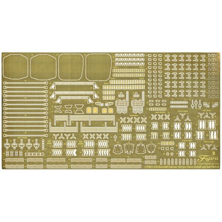 Japanese Navy Aircraft Carrier Unryu Full Haruha (with Photo-etched Parts). Escala: 1:700. Marca: Fujimi. Ref: 45213