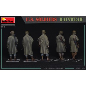 U.S. SOLDIERS RAINWEAR. Escala 1:35. Marca Miniart. Ref: 35245. 2