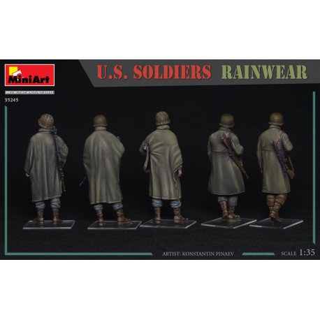 U.S. SOLDIERS RAINWEAR. Escala 1:35. Marca Miniart. Ref: 35245.