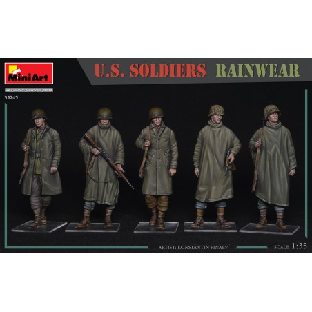 U.S. SOLDIERS RAINWEAR. Escala 1:35. Marca Miniart. Ref: 35245.