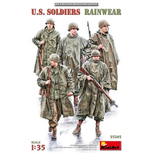 U.S. SOLDIERS RAINWEAR. Escala 1:35. Marca Miniart. Ref: 35245.