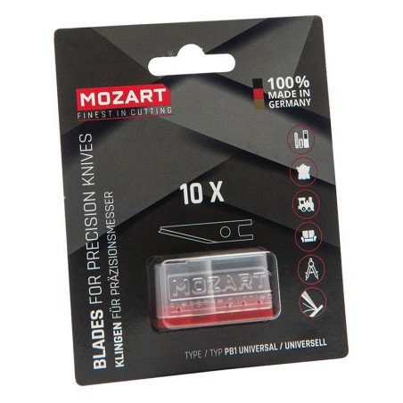 Cuchilla universal para cutter 25011, 10uds. Marca Dismoer. Ref: 25021.
