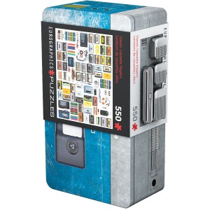 Cassette Player Tin, 550 pz. Marca Eurographics. Ref: 8551-5690.
