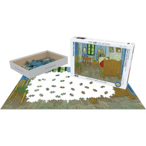 Bedroom in Arles. Puzzle Horizontal, 1000 pz. Marca Eurographics. Ref: 6000-0838. 2