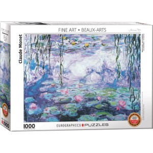 Water lilies, Puzzle Horizontal, 1000 pz. Marca Eurographics. Ref: 6000-4366.