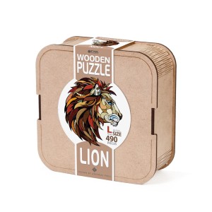 Puzzle  LEON, L, madera contrachapada. Marca Ewa. Ref: 0181.