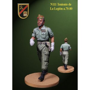 TENIENTE DE LA LEGION AÑOS 70-80, 54mm. Marca Nimix. Ref: N111.