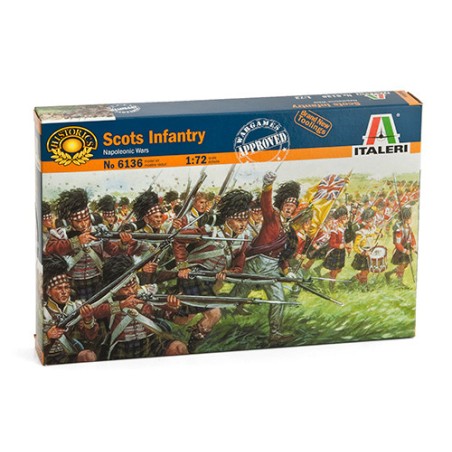 Infantería escocesa. Escala 1:72. Marca Italeri. Ref: 6136.