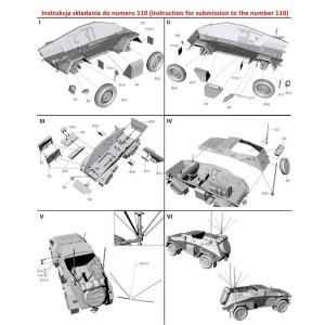 Sd.Kfz. 247 Ausf. B (4 Rad) with radio. Escala 1:72. Marca CSM. Ref: 72110. 2