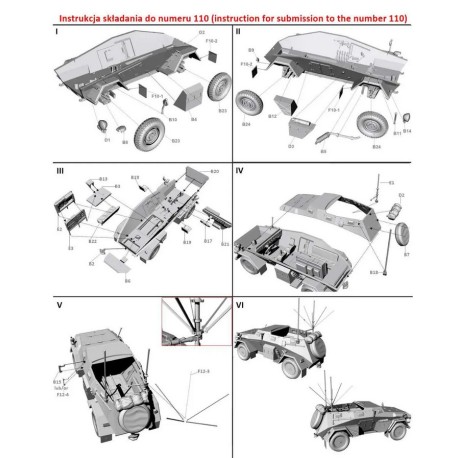 Sd.Kfz. 247 Ausf. B (4 Rad) with radio. Escala 1:72. Marca CSM. Ref: 72110.