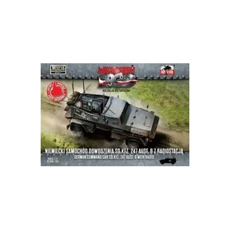 Sd.Kfz. 247 Ausf. B (4 Rad) with radio. Escala 1:72. Marca CSM. Ref: 72110.