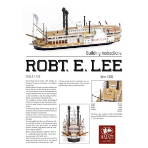 Caja de montaje Robert E. Lee (Edición 2024). Escala 1:150. Marca Amati. Ref: 1439. 2