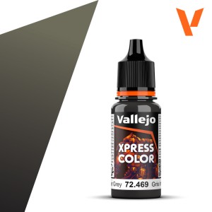 Acrílico Game Xpress Color, Gris Infantería. NEW. Bote 17 ml. Marca Vallejo. Ref: 72.448, 72469.