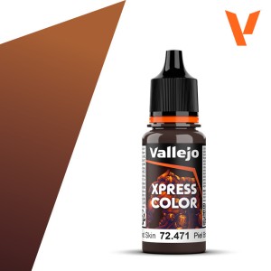 Acrílico Game Xpress Color, Piel Bronceada. NEW. Bote 18 ml. Marca Vallejo. Ref: 72.471, 72471.