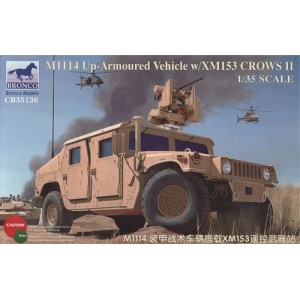 American M1114 Up-Armoured Vehicle with XM153 CROWS II. Escala 1:35. Marca Bronco models. Ref: CB35136.