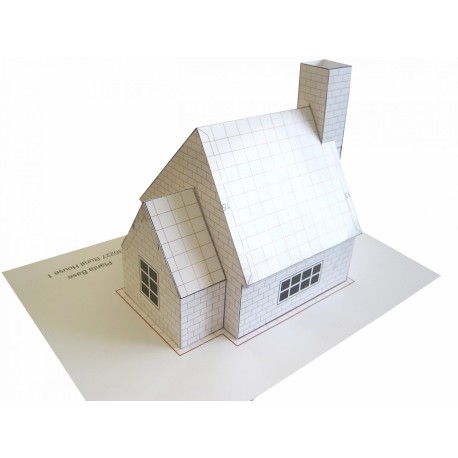 Kit de construcción de cerámica Rural House 1. Marca Keranova. Ref: 30227.