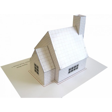 Kit de construcción de cerámica Rural House 1. Marca Keranova. Ref: 30227.