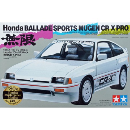 Honda Ballade Sports Mugen CR-X Pro. Escala 1:24. Marca Tamiya. Ref: 24045.