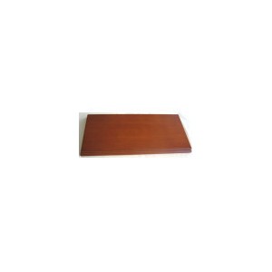 Peana Especial 19 mm de altura, parte superior 57 X 18 cm. Realizado en MDF, lacado Avellana. Marca Peanas.net. Ref: TRG1150