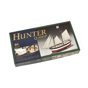 Barco Hunter Q-ship ( barco pirata). Escala 1:60. Marca Amati. Ref: 1450. 2
