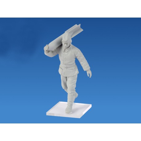 Bf 109F-4 with German Luftwaffe Personnel. Escala 1:48. Marca ICM. Ref: 48804.