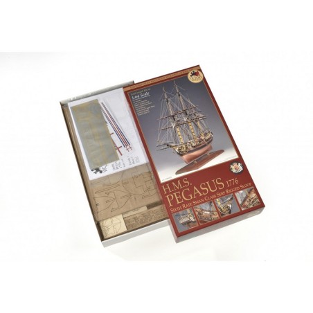 HMS Pegasus, 1776. Escala 1:64. Marca Amati. Ref: 130005, 1300/05.