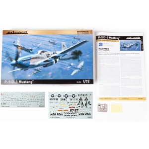 Mustang P-51D-5. Edición Profipack. Escala 1:72. Marca Eduard. Ref: 70171. 2
