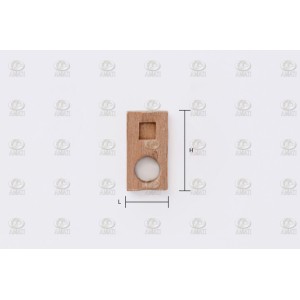 Topes de mastil ingles, 18 mm x 10mm. 1 unidad. Marca Amati. Ref: 4298/03, 4298/D, 4298D, 429803. 2