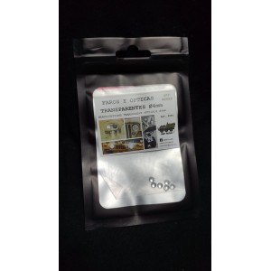 Faros y Opticas Transparentes, 4 diametro. 6 uds. Marca BMR MODELS. Ref:FOT4.