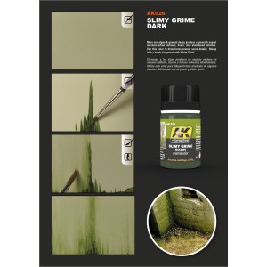 Suciedad viscosa oscura. Bote de 35 ml. Marca AK Interactive. Ref: AK026. 2